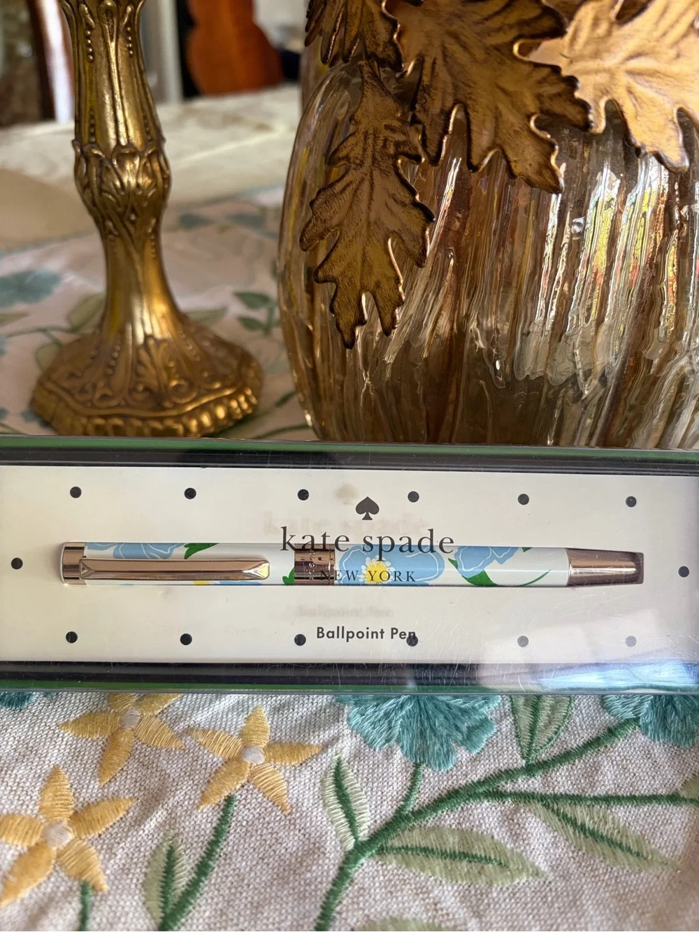 KATE SPADE Sunshine Floral Ballpoint Pen - Multi Flower